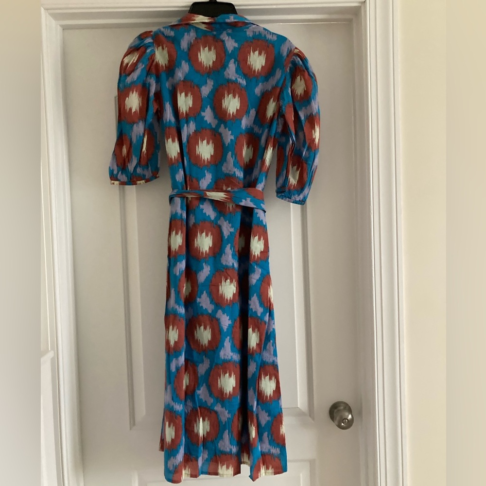 Olivia James Patterned Long Sleeve Dress - Picture 4 of 5